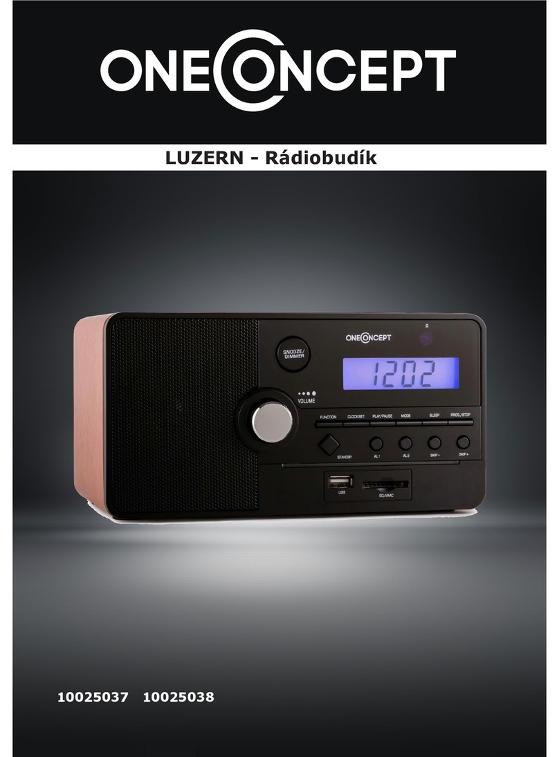 oneConcept Luzern instructions