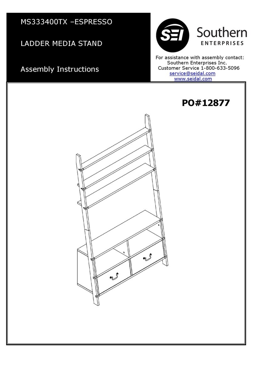 Southern Enterprises MS333400TX Assembly instructions