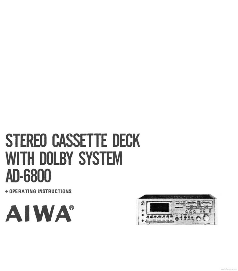 Aiwa AD-6800 User manual