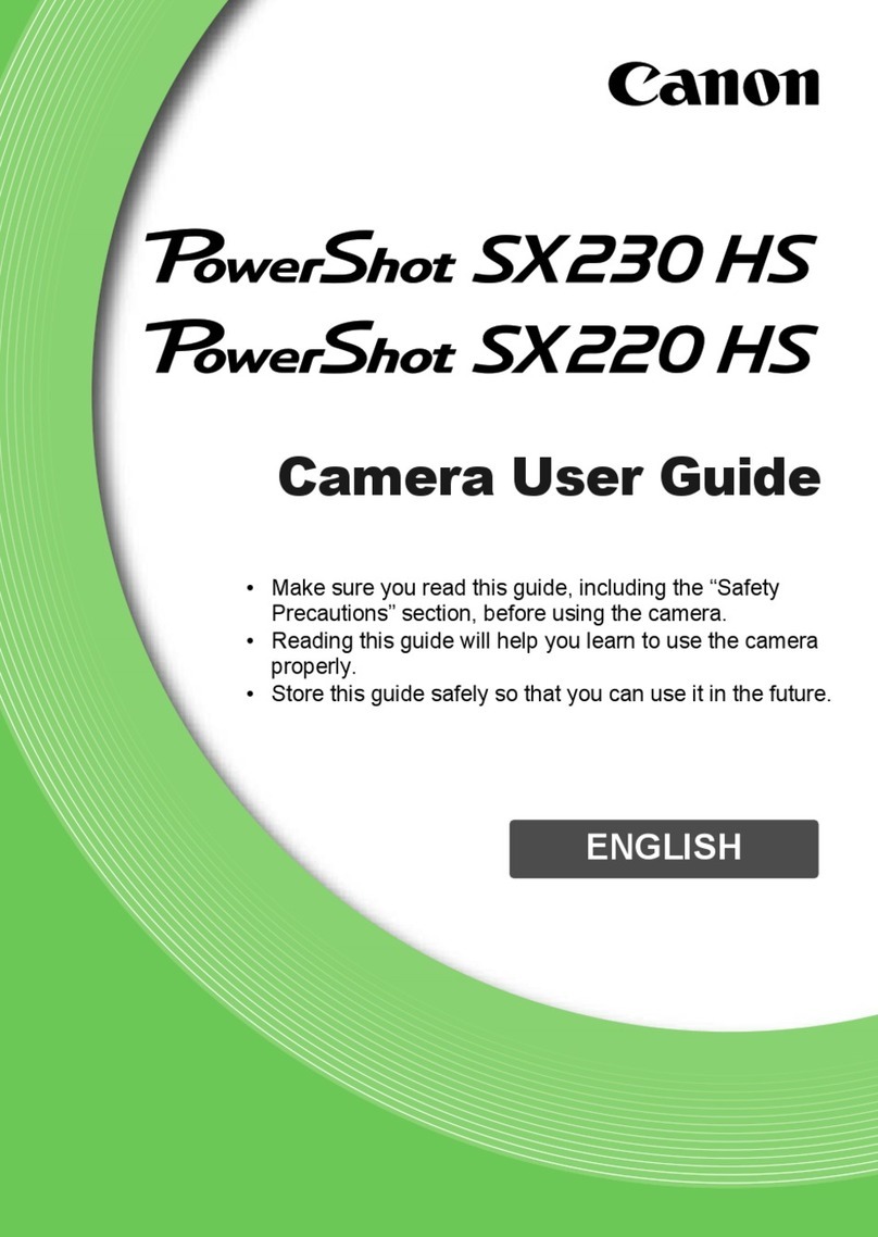 Camera Powershot SX230 HS user guide