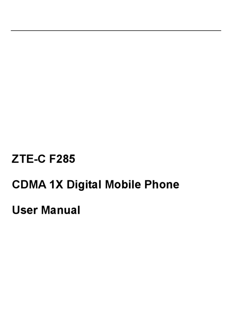 Zte F285 User manual