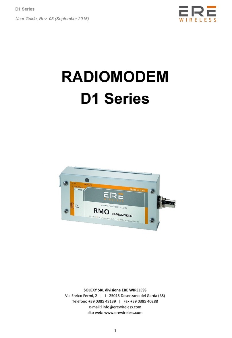 ERE D160 user manual