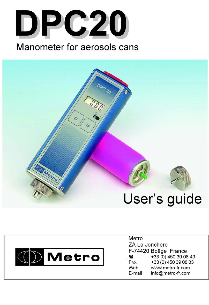 Metro DataVac DPC 20 User manual