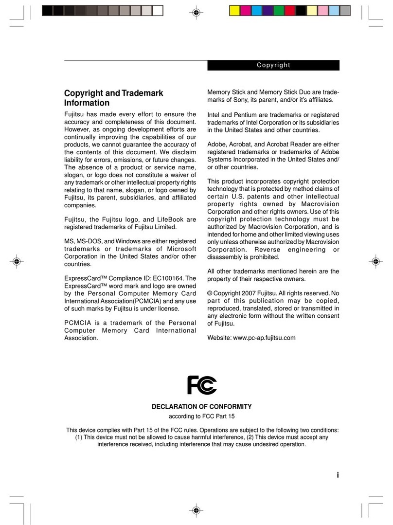 Fujitsu LifeBook N Series User manual