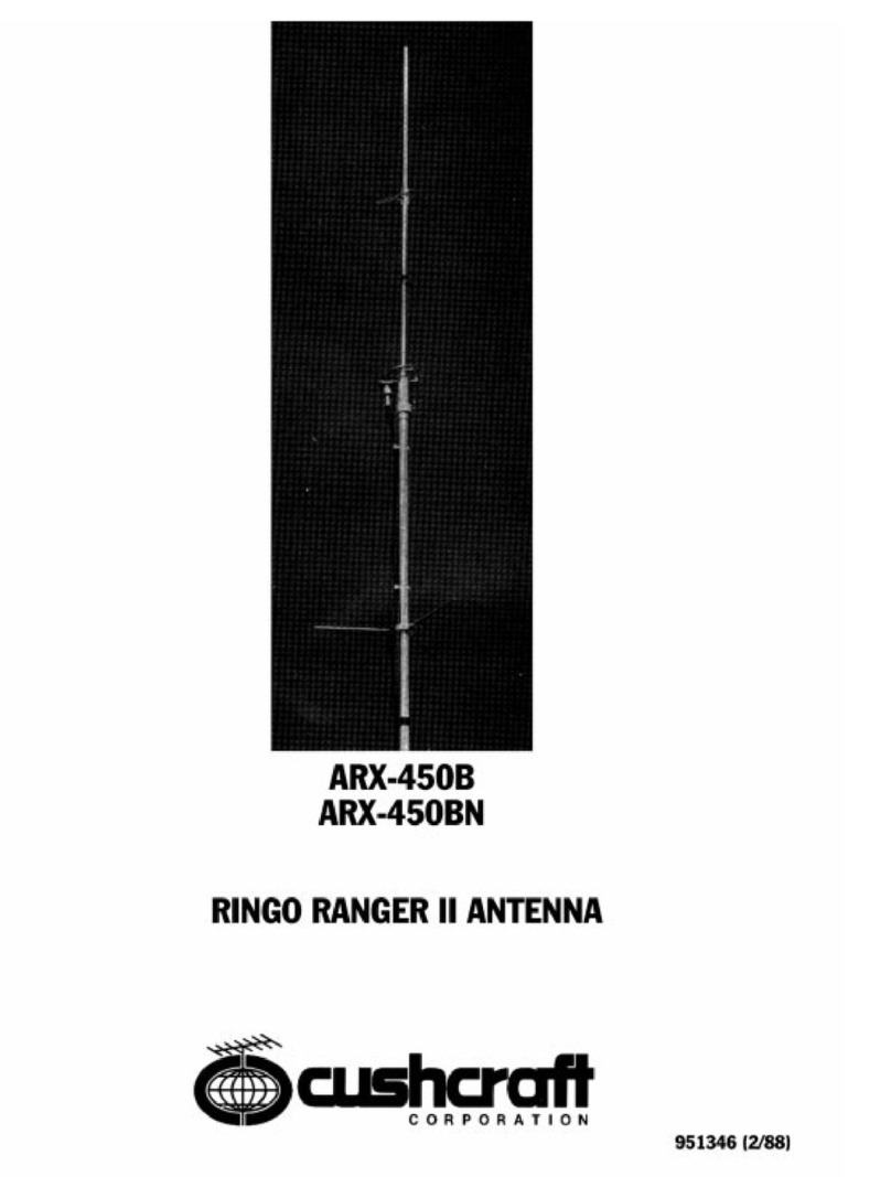CUSHCRAFT ringo ranger II ARX-450BN User manual