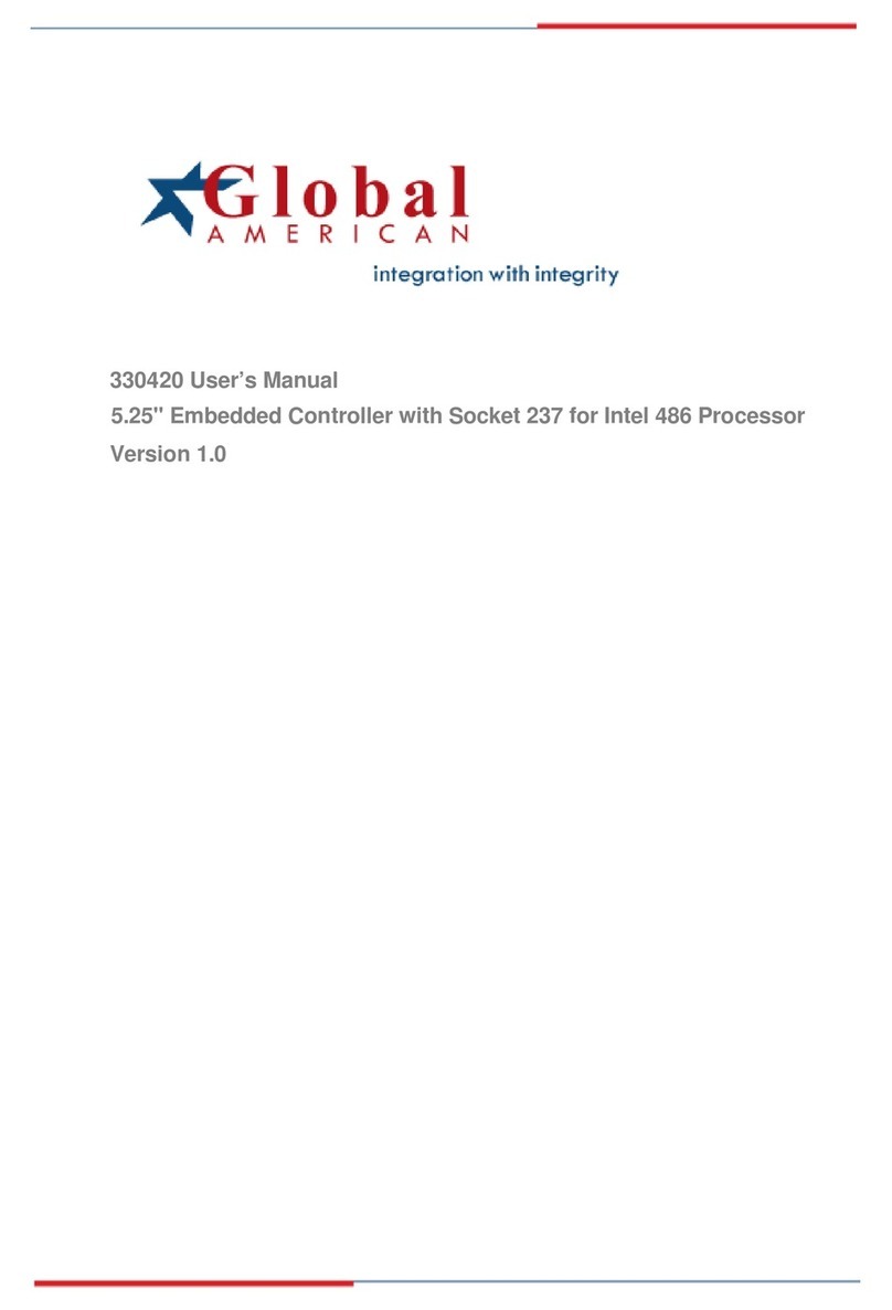 Global American Inc. 3304220 User manual