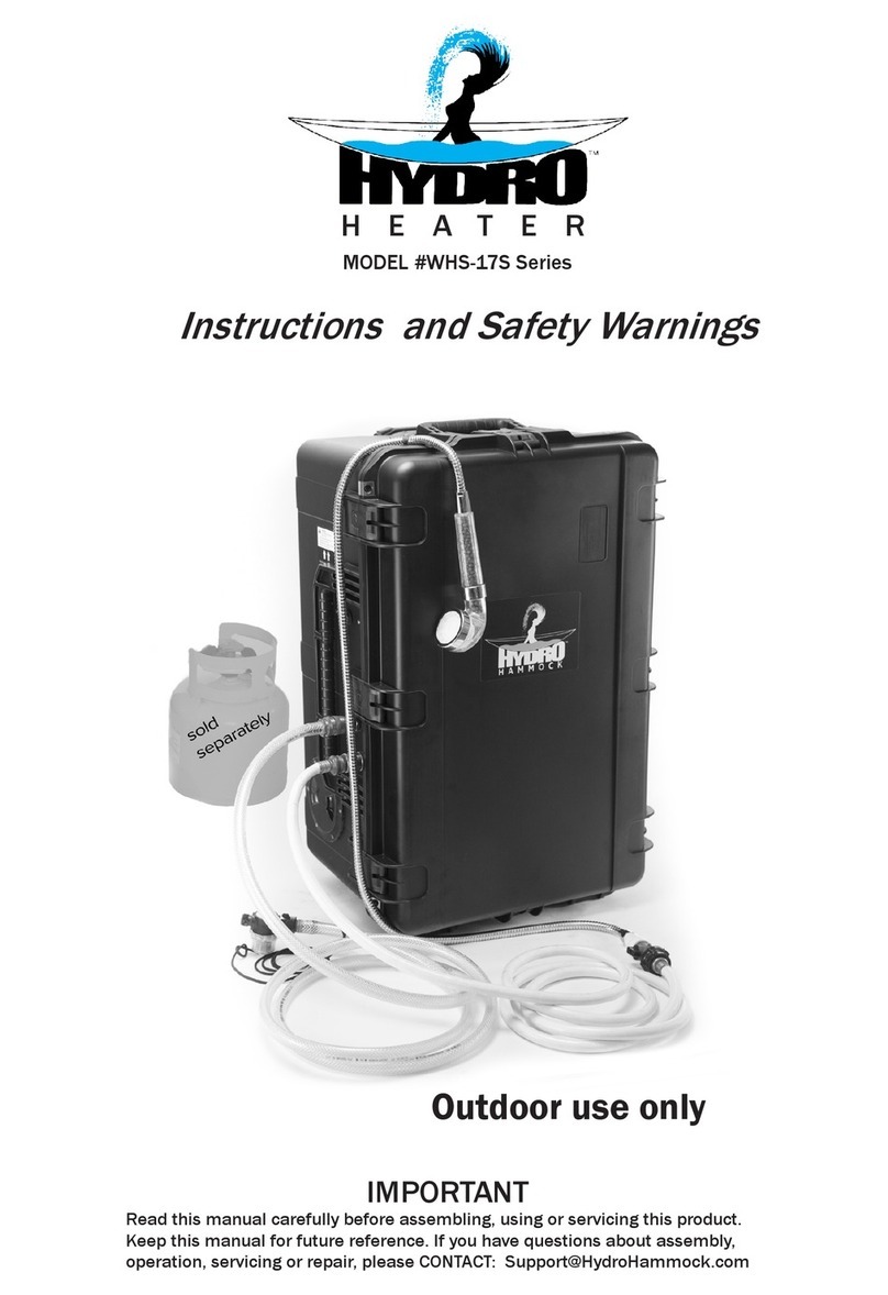 Hydro Hammock Hydro Heater WHS-17S Series Instruction and safety manual