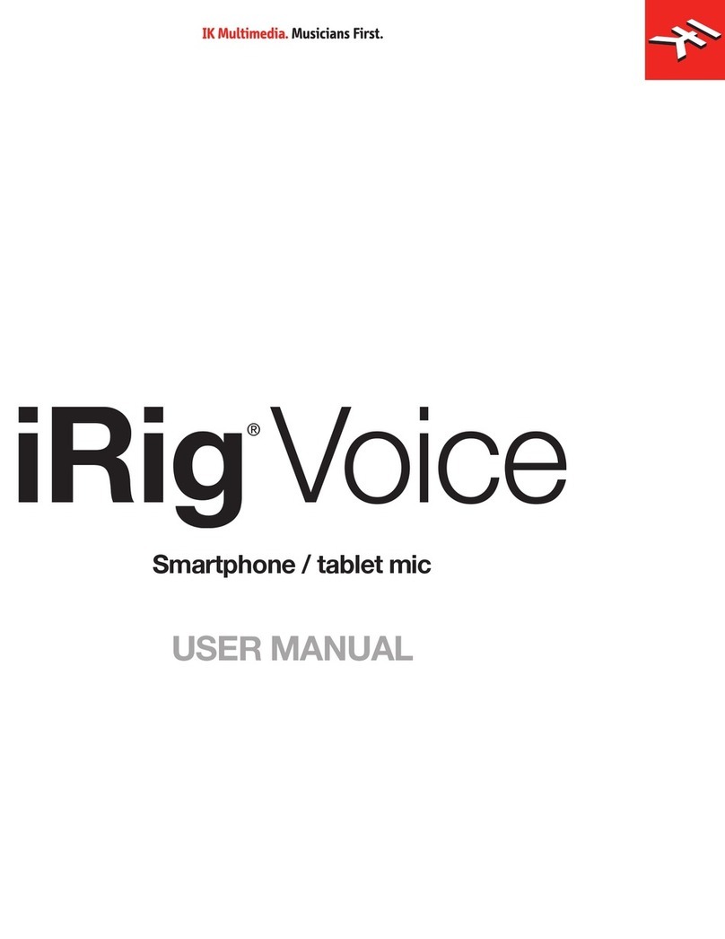 IK Multimedia iRig Voice user manual