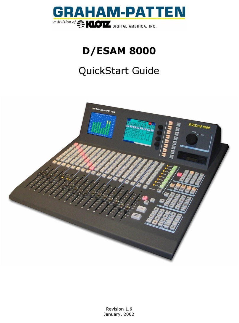 Graham-Patten D/ESAM 8000 quick start guide