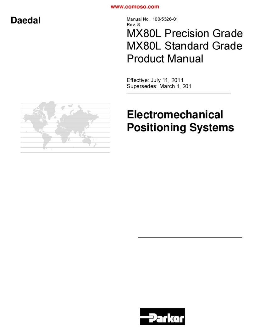 Parker MX80L series product manual