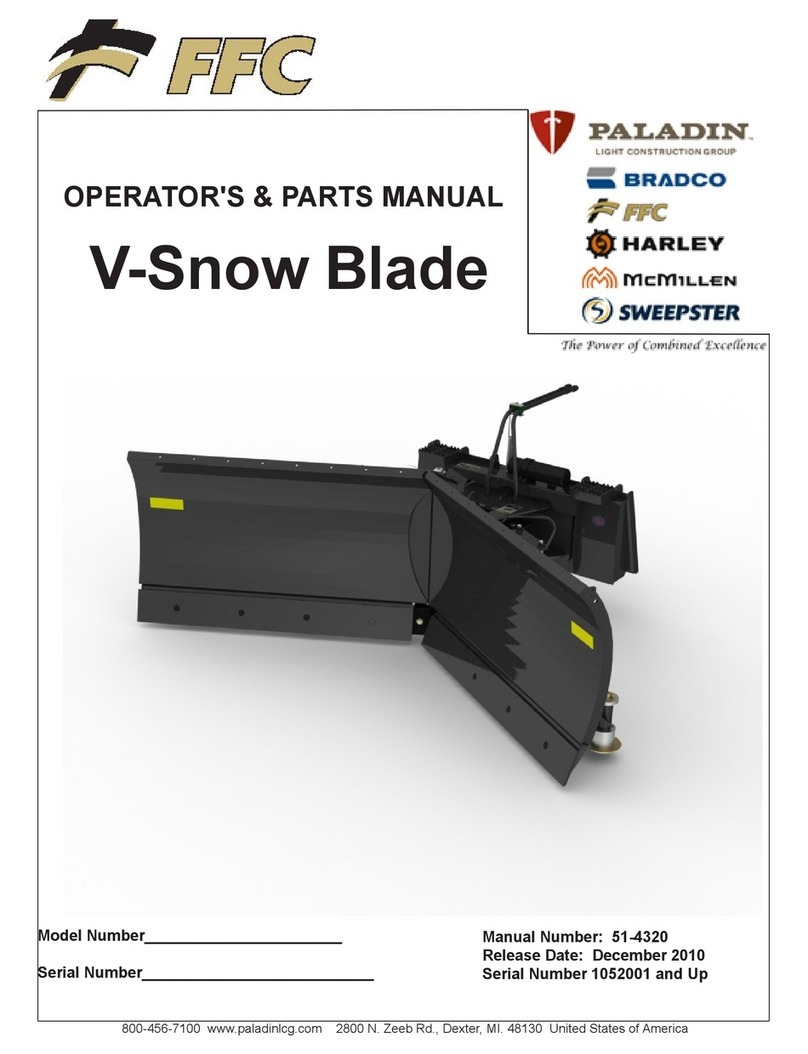 FFC V-Snow Blade Operator's manual