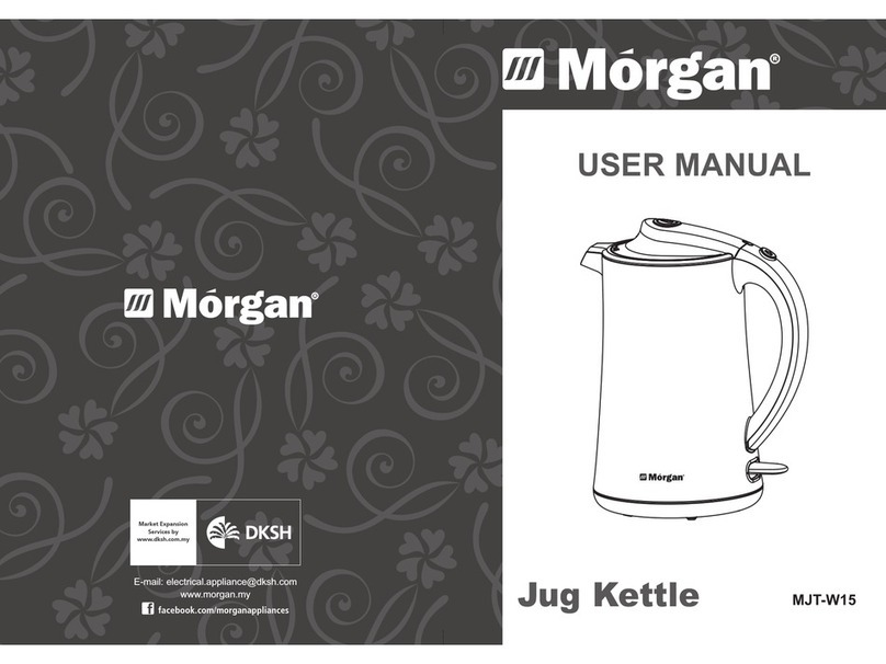 Morgan MJT-W15 user manual
