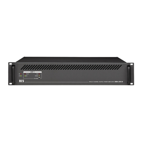 RCS DBA-250D User manual
