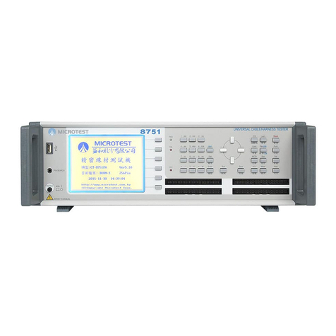 Microtest 8751 user manual
