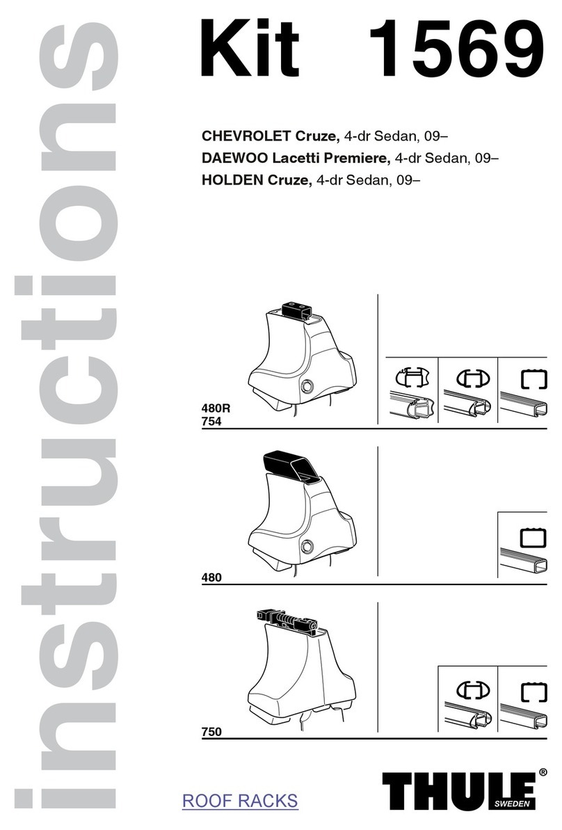 Thule Kit 1569 User manual