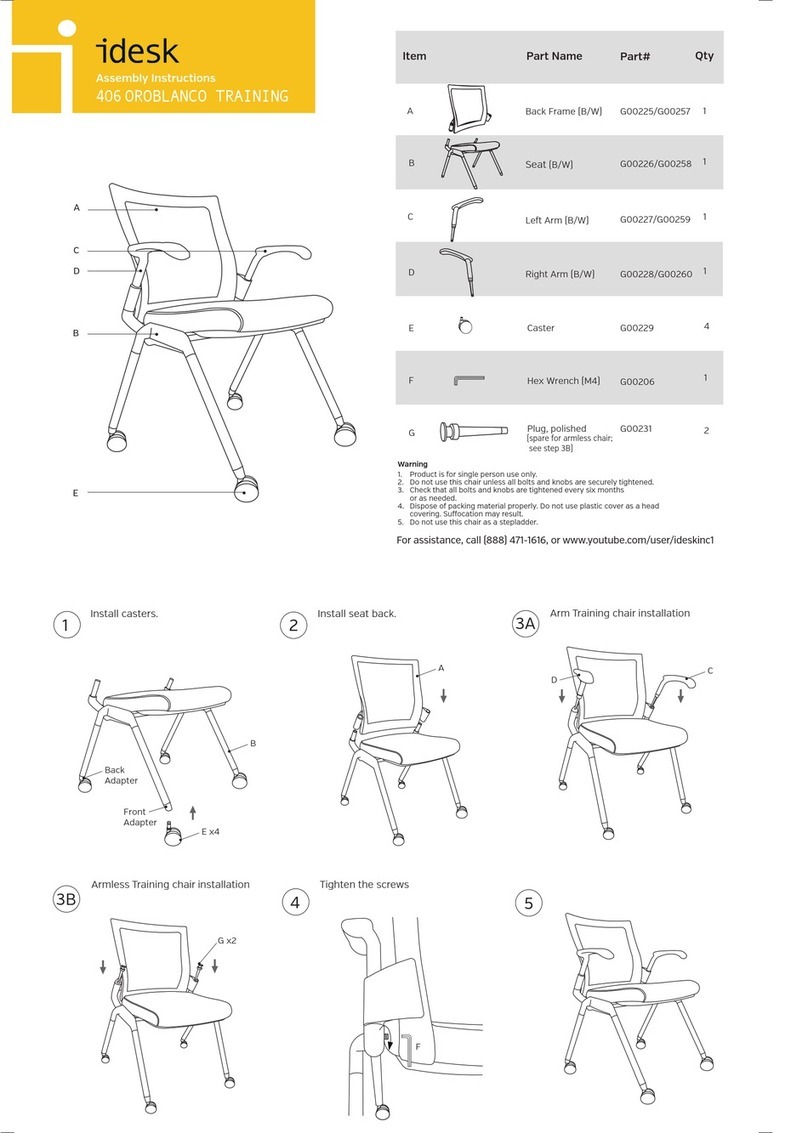 idesk 406 OROBLANCO TRAINING User manual idesk 406 OROBLANCO TRAINING User manual