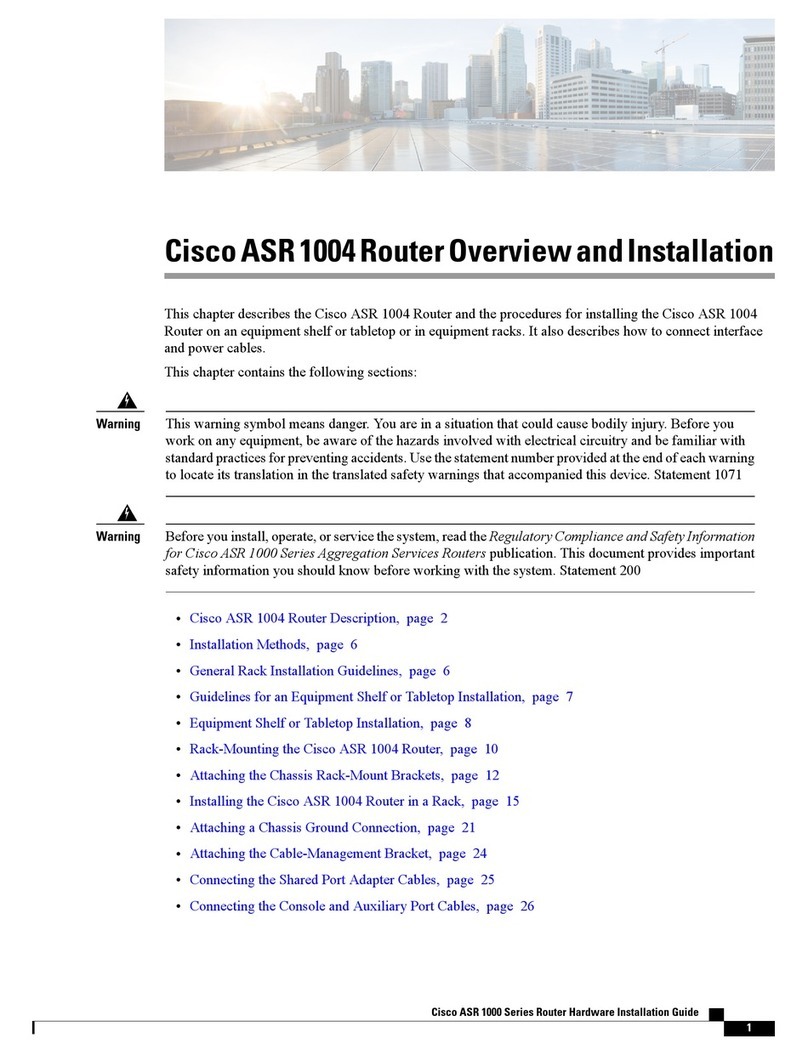 Cisco ASR 1004 Installation guide
