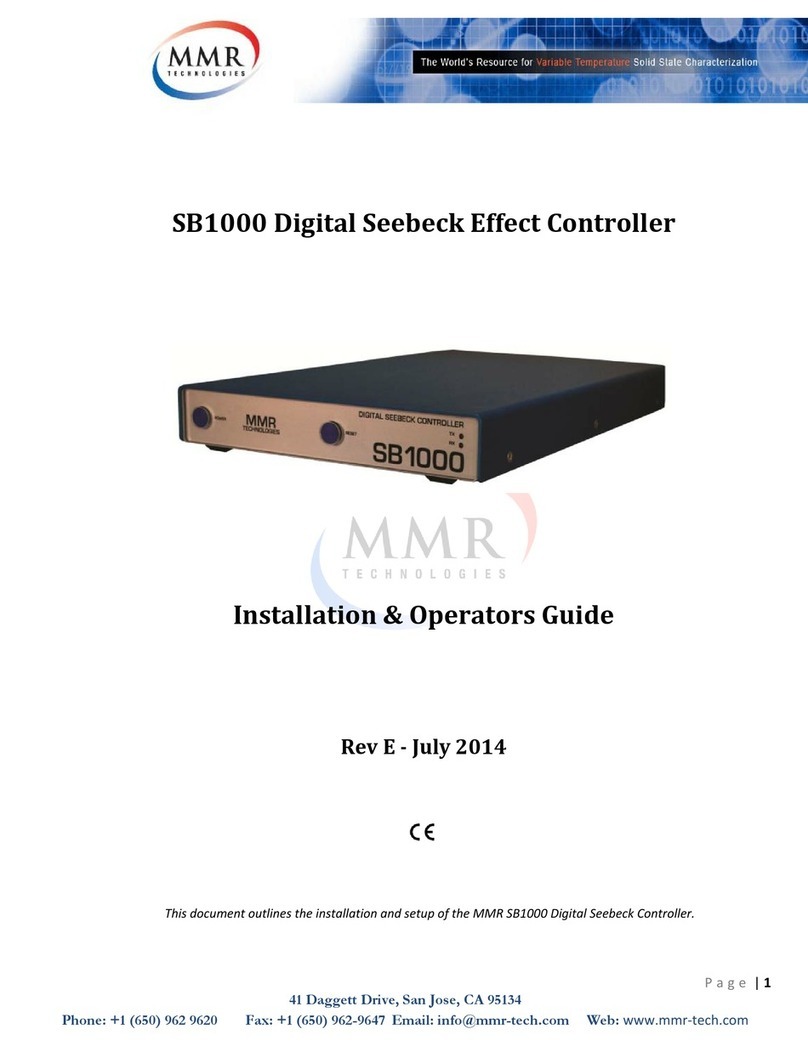 MMR SB1000 Specifications