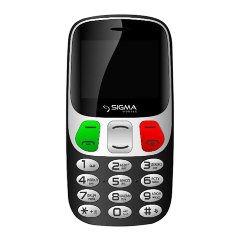 Sigma mobile Comfort 50 Retro User manual