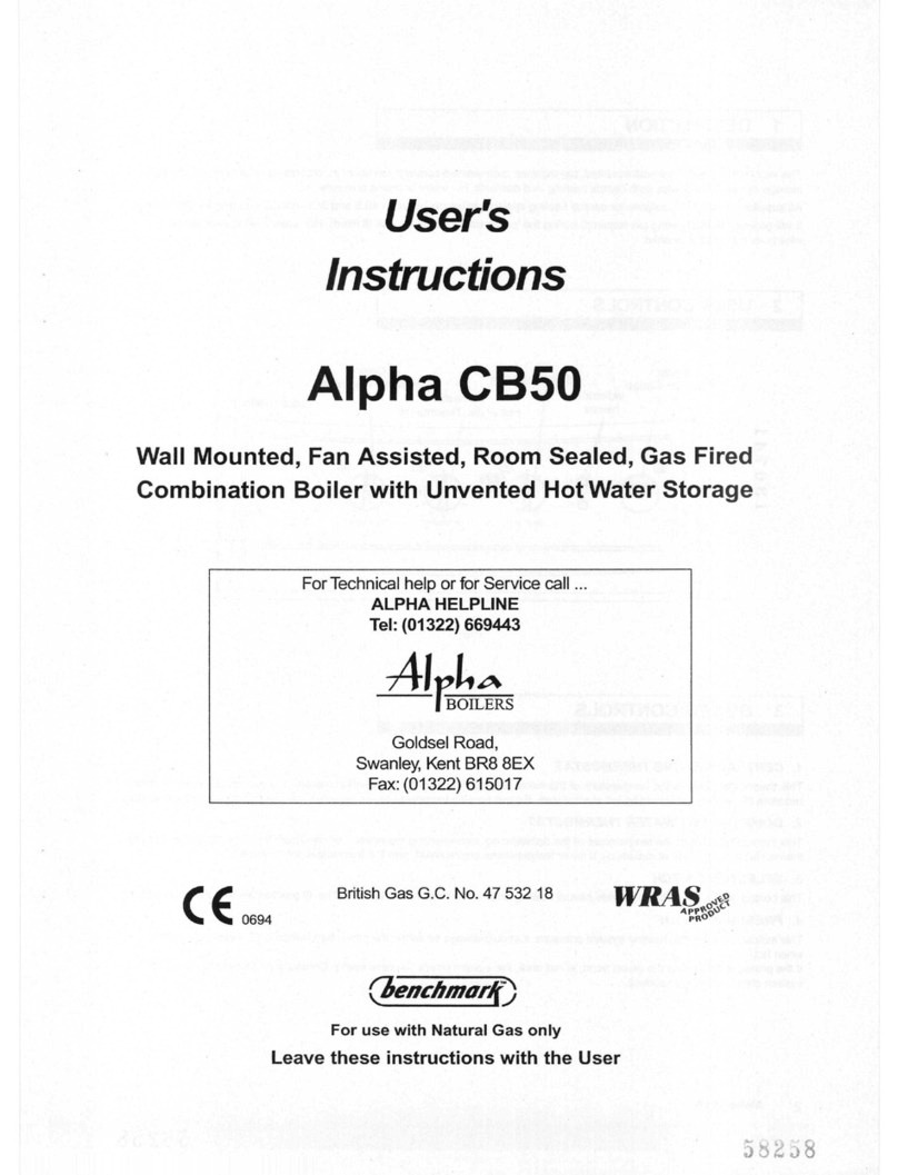 Alpha Boilers CB50 User instructions Alpha Boilers CB50 User instructions