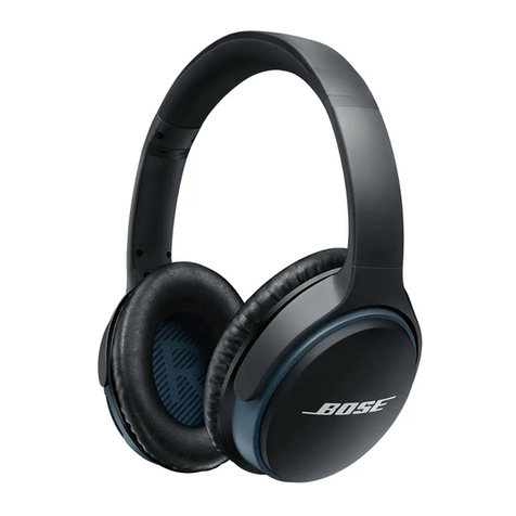 Bose SoundLink around-ear wireless headphones II owner's guide