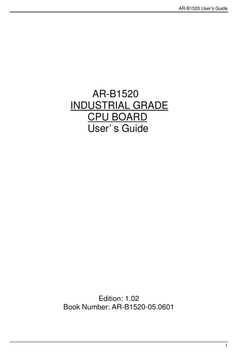 Acrosser Technology AR-B1520 User manual Acrosser Technology AR-B1520 User manual