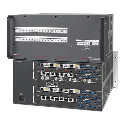 Extron electronics XTP II CrossPoint 6400 User manual