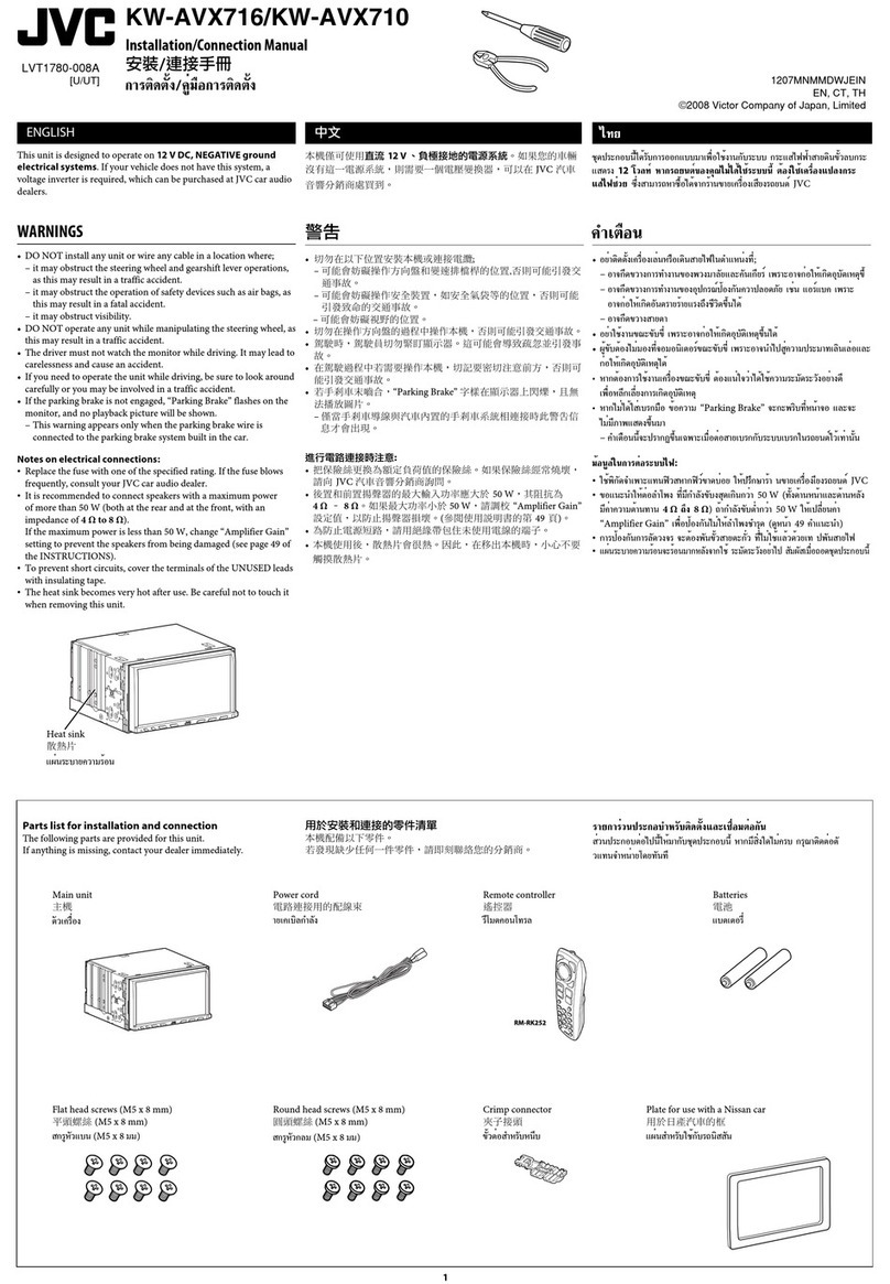JVC KW-AVX716 Guide