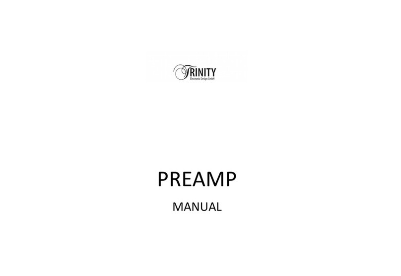Trinity PREAMP User manual