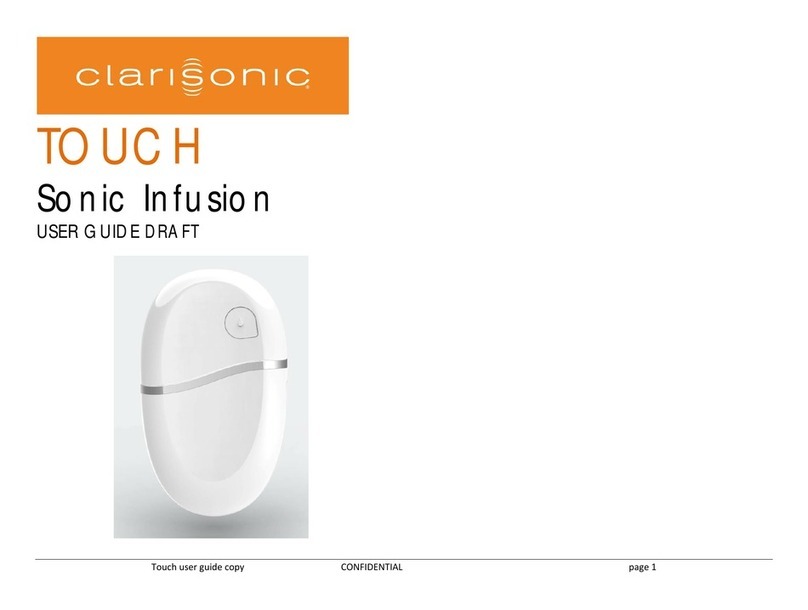 Clarisonic Touch user guide