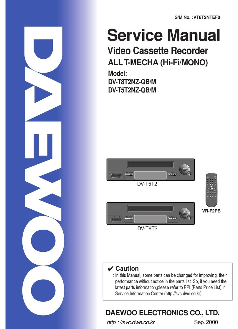 Daewoo DV-T8T2NZ-QB/M User manual