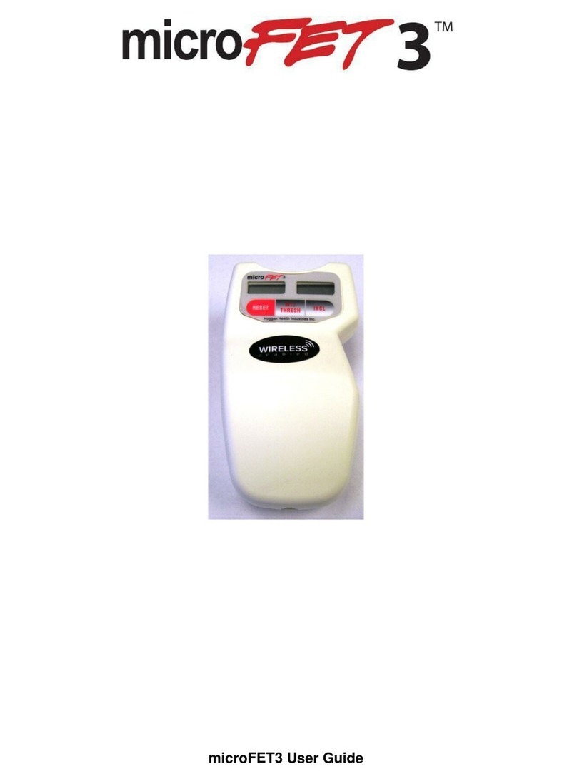 Hoggan Scientific microFET3 user guide