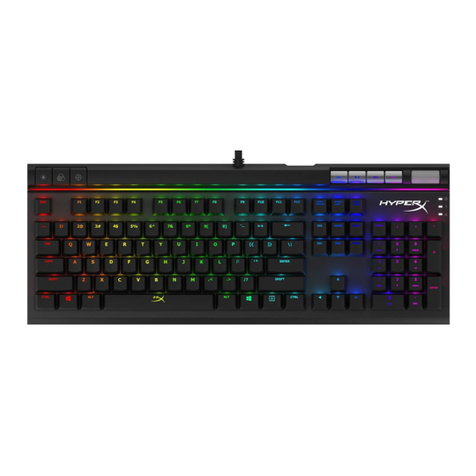 HyperX Cherry MX Blue user manual