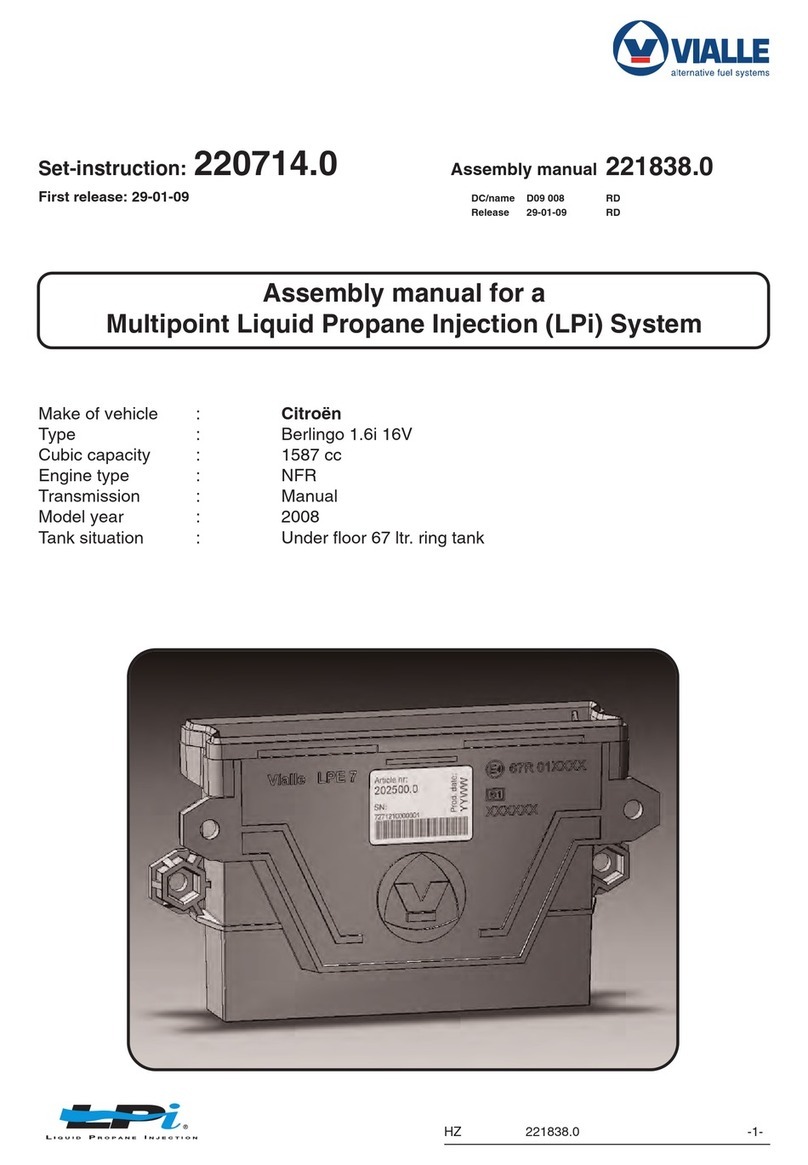 Vialle LPi LPE-7 Assembly manual