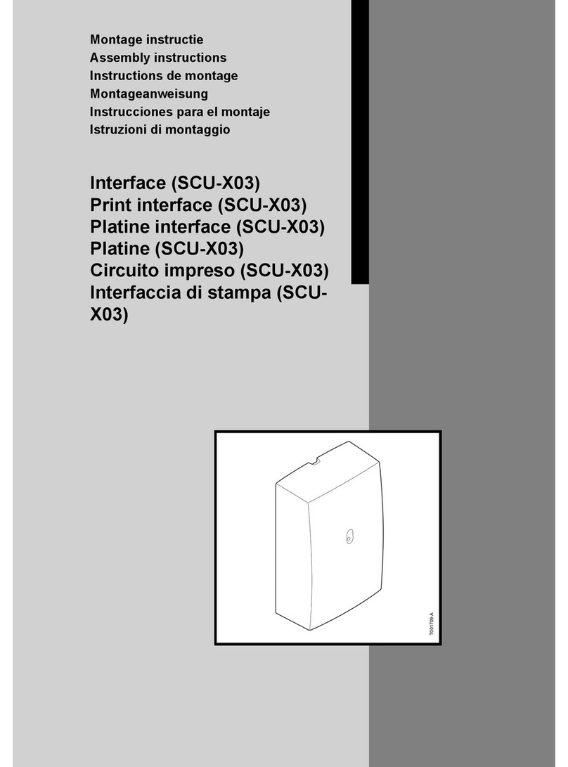 REMEHA SCU-X03 Assembly instructions