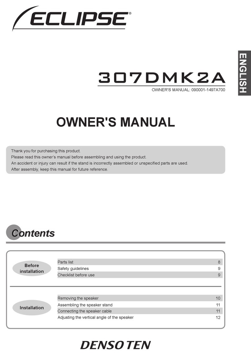 Eclipse 307DMK2A User manual