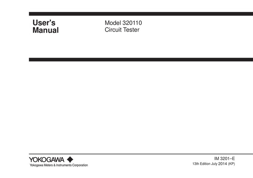 YOKOGAWA 320110 User manual