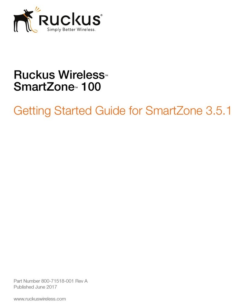 Ruckus Wireless SmartZone 100 Getting started guide