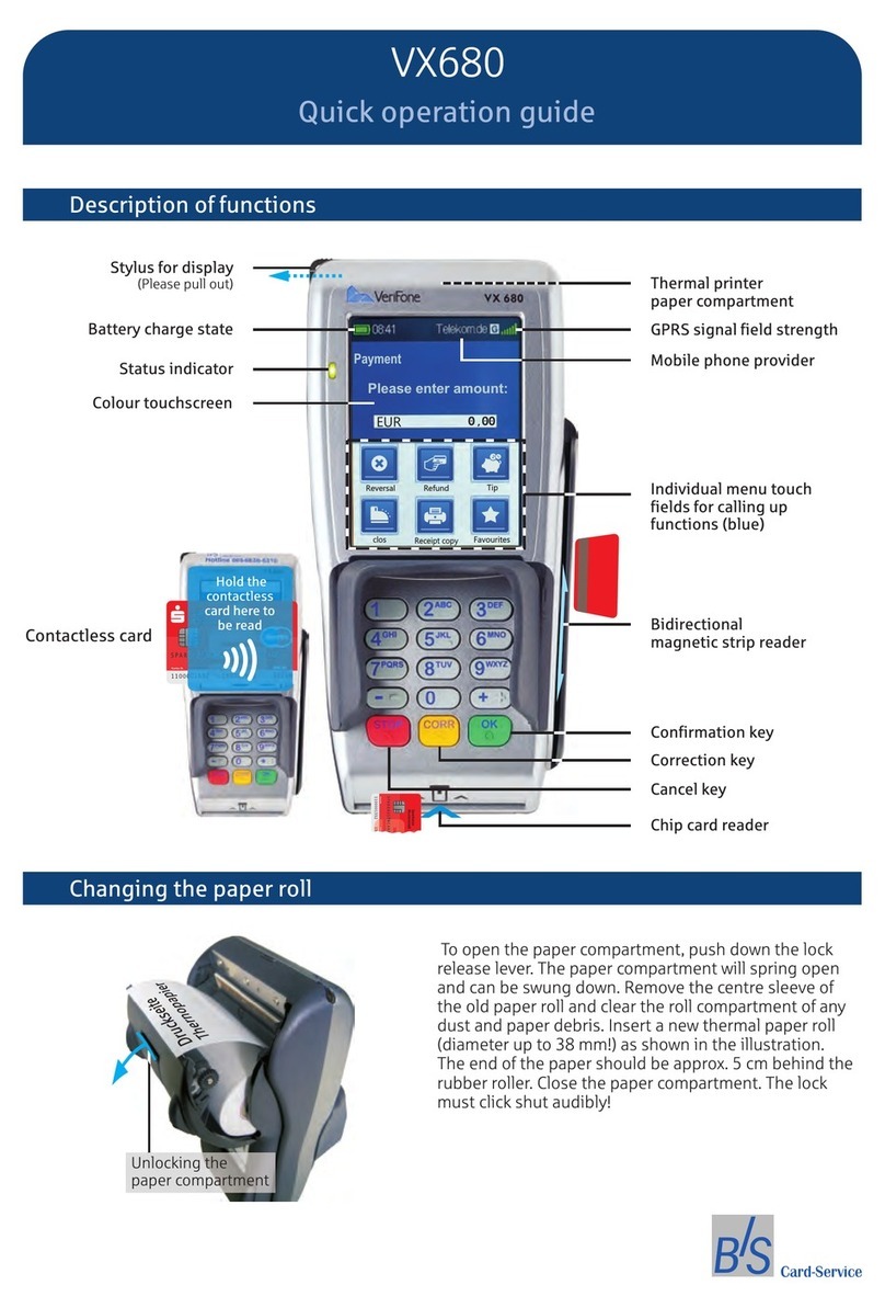 BS VX680 Quick operation guide