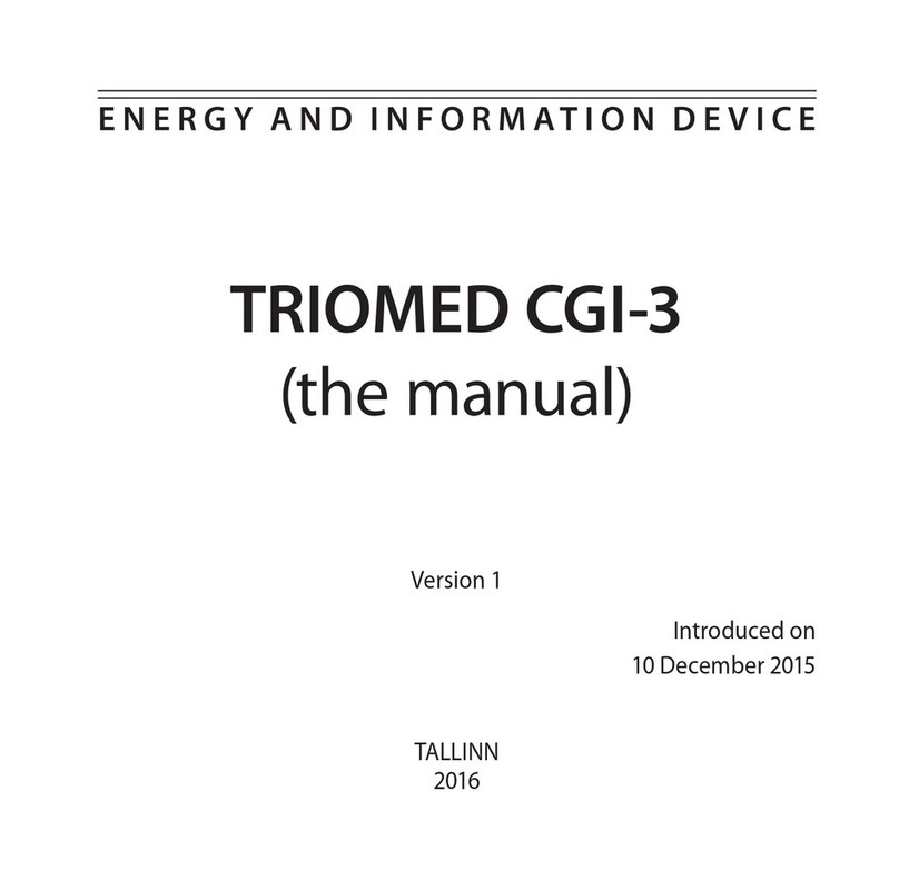 Triomed CGI-3 manual