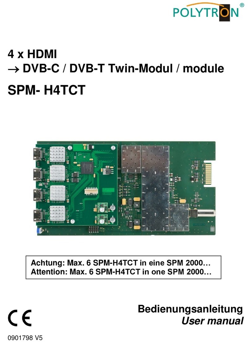 Polytron SPM-H4TCT User manual