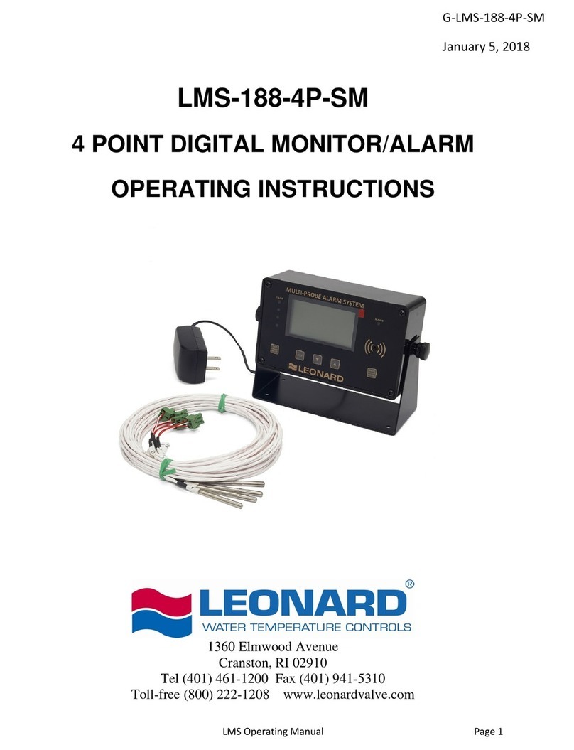 Leonard LMS-188-4P-SM User manual