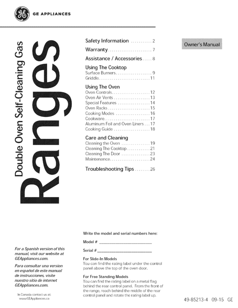 GE PGS950SEF5SS User manual