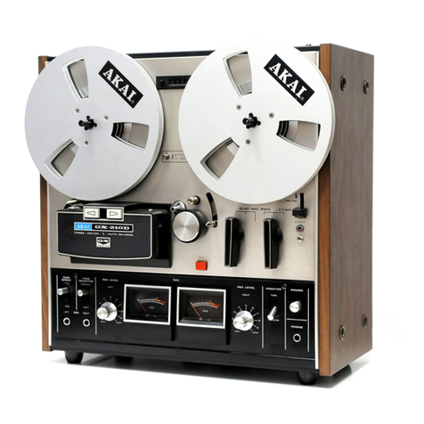 Akai GX-210D Operating and installation instructions