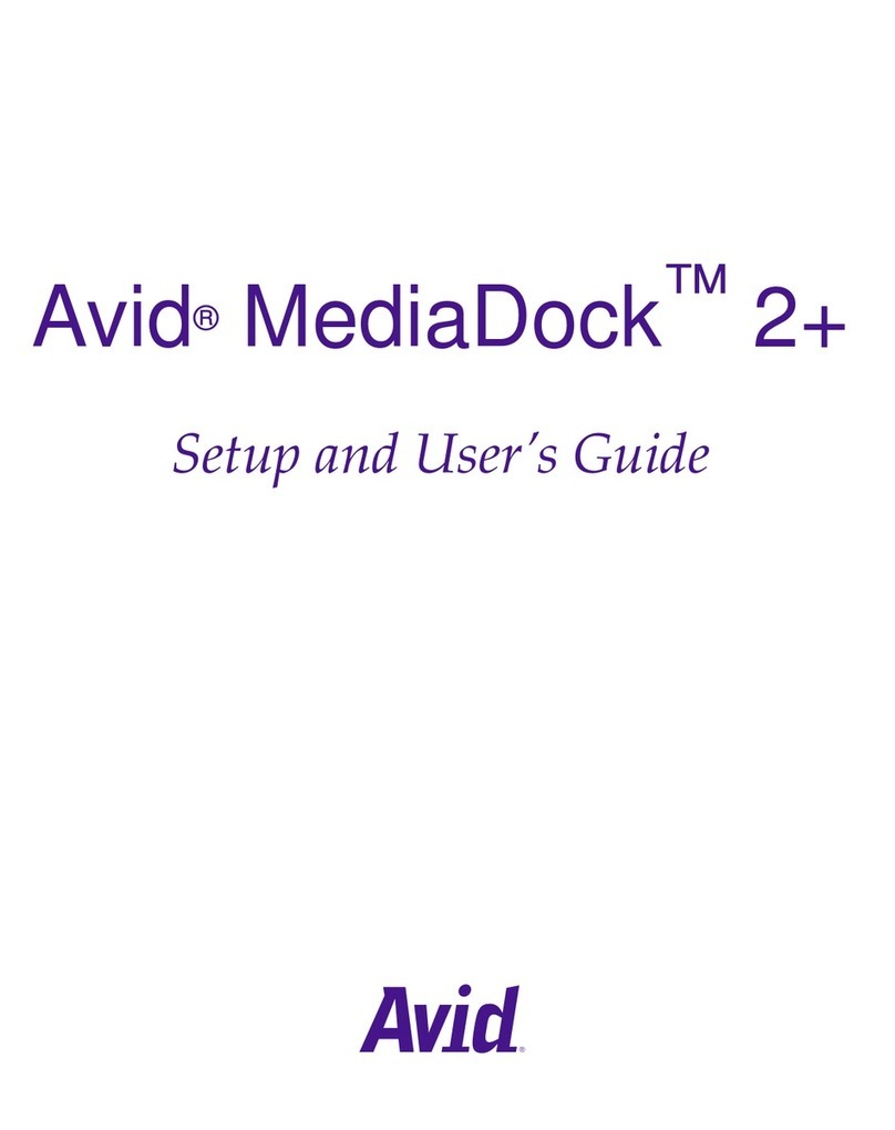Avid Technology MediaDock 2 Plus Setup and user guide Avid Technology MediaDock 2 Plus Setup and user guide