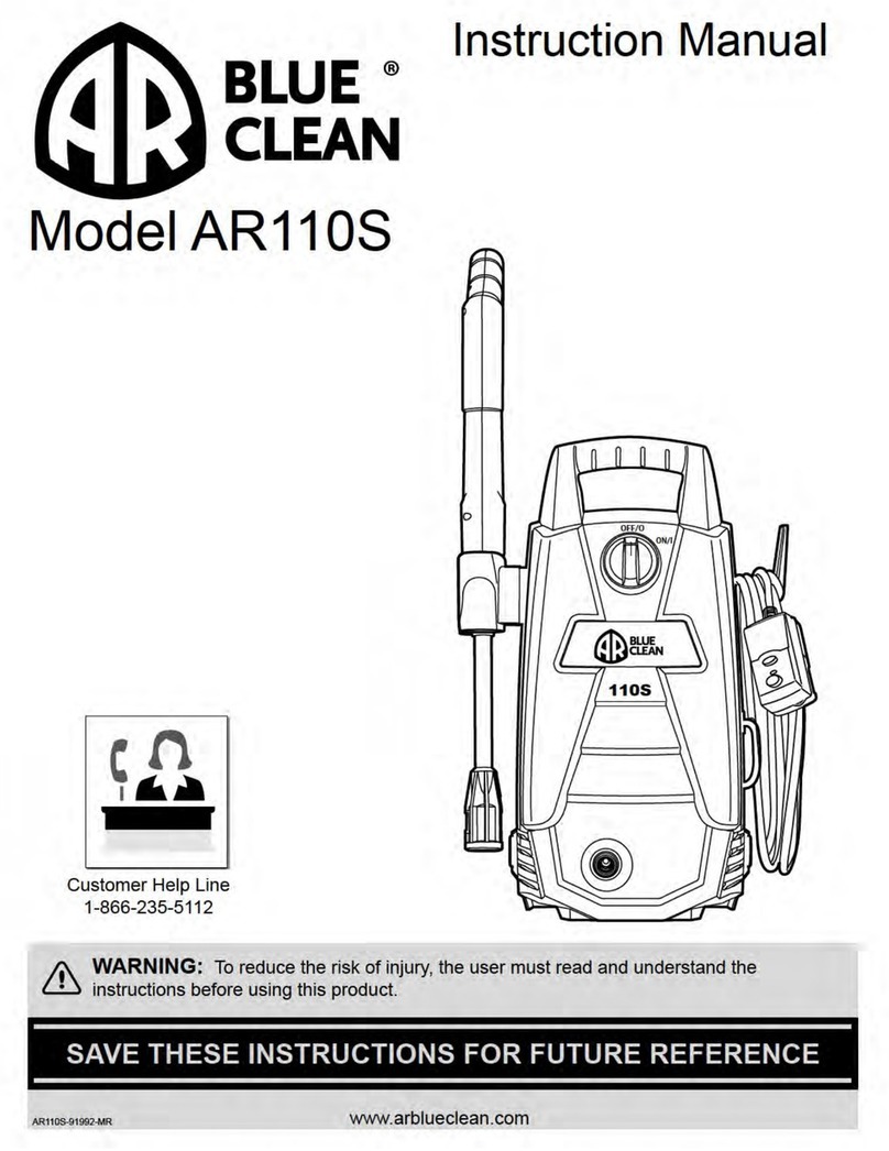 AR Blue Clean AR110S instruction manual