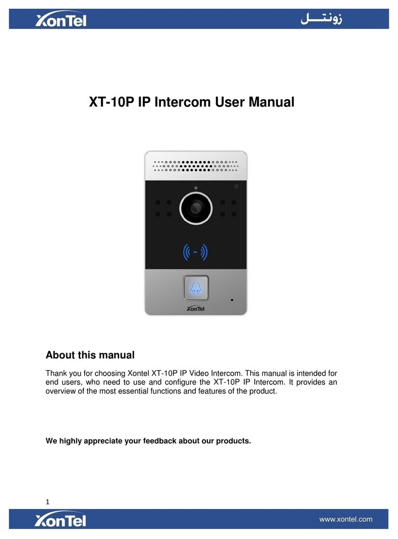 XONTEL XT-10P user manual