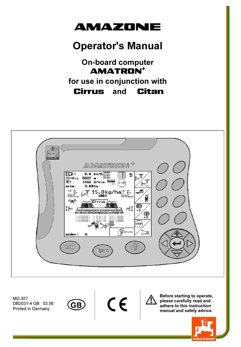 Amazone Amatron+ Operator's manual
