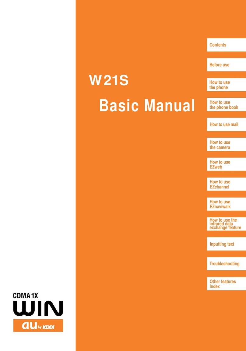 Sony Ericsson W21S Basic Manual