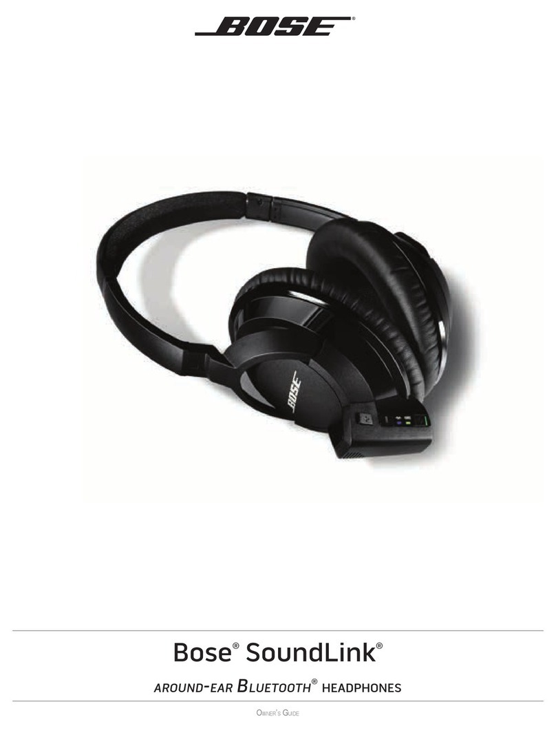 Bose SoundLink around-ear User manual